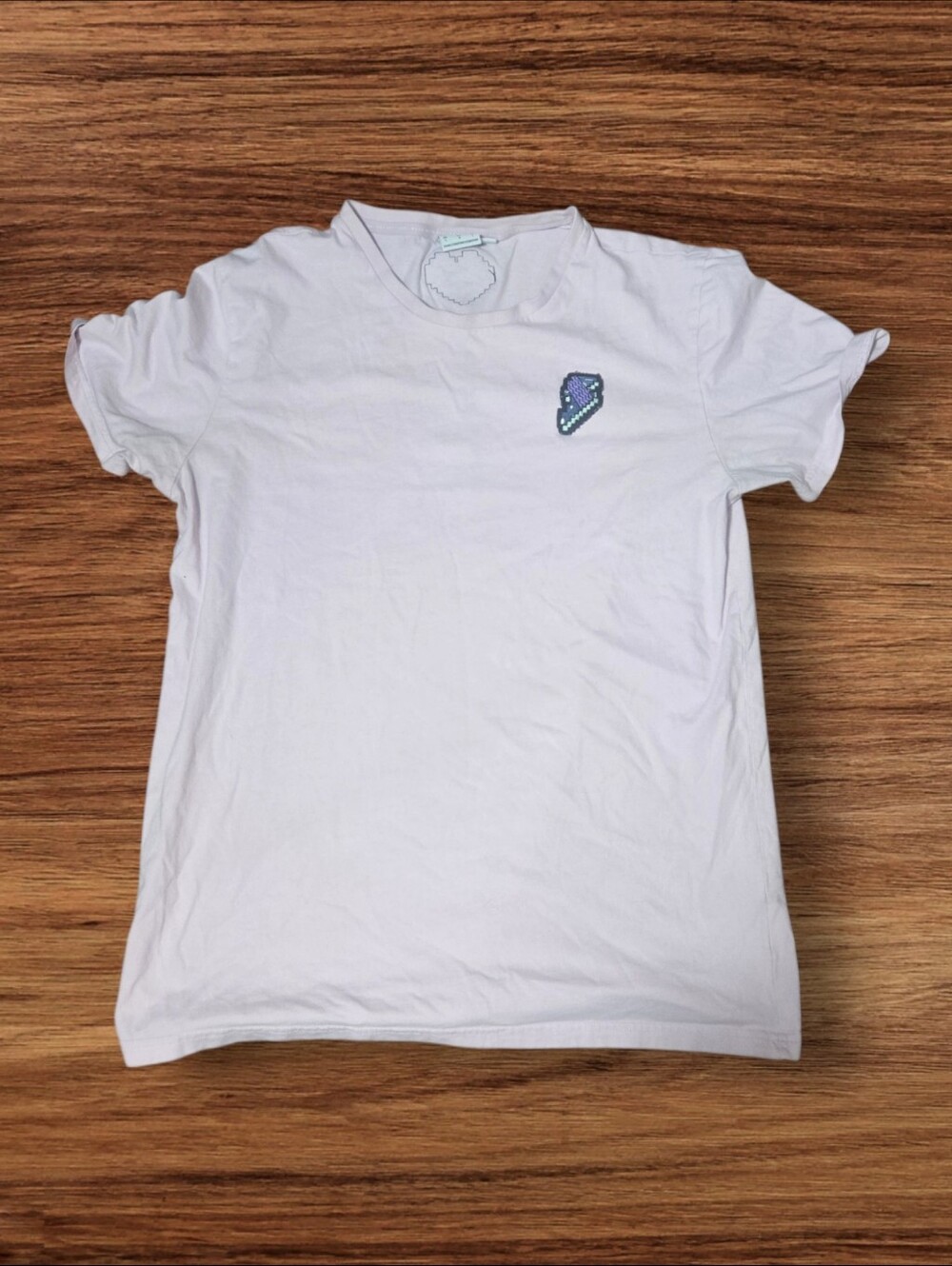 Puma Light Pink Culture Maker Tee Shirt With Patches